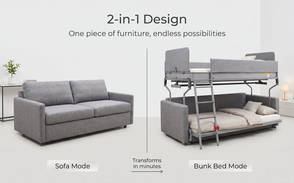 Convertible Bunk Bed Sofa