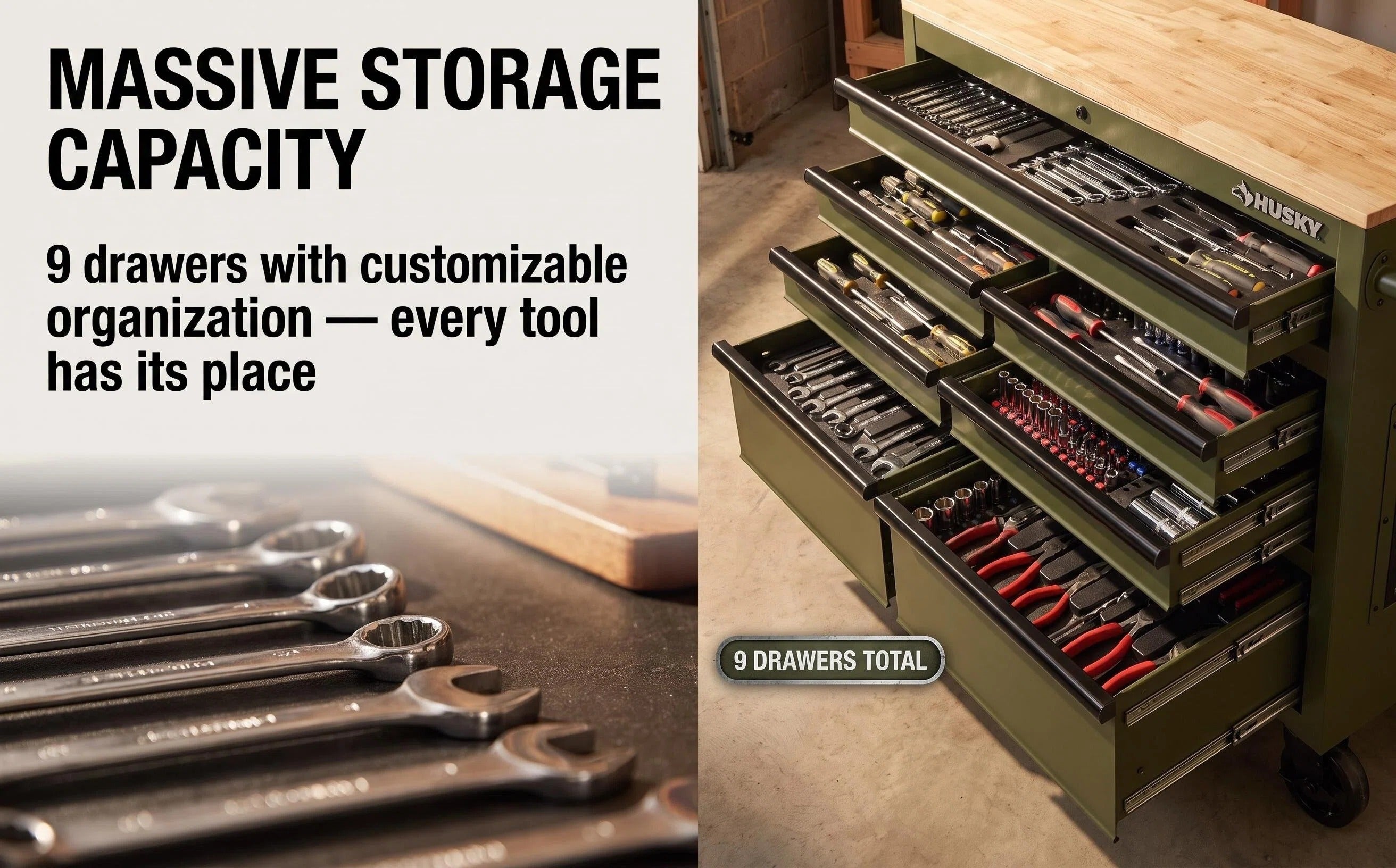 Heavy‑Duty Rolling Tool Chest