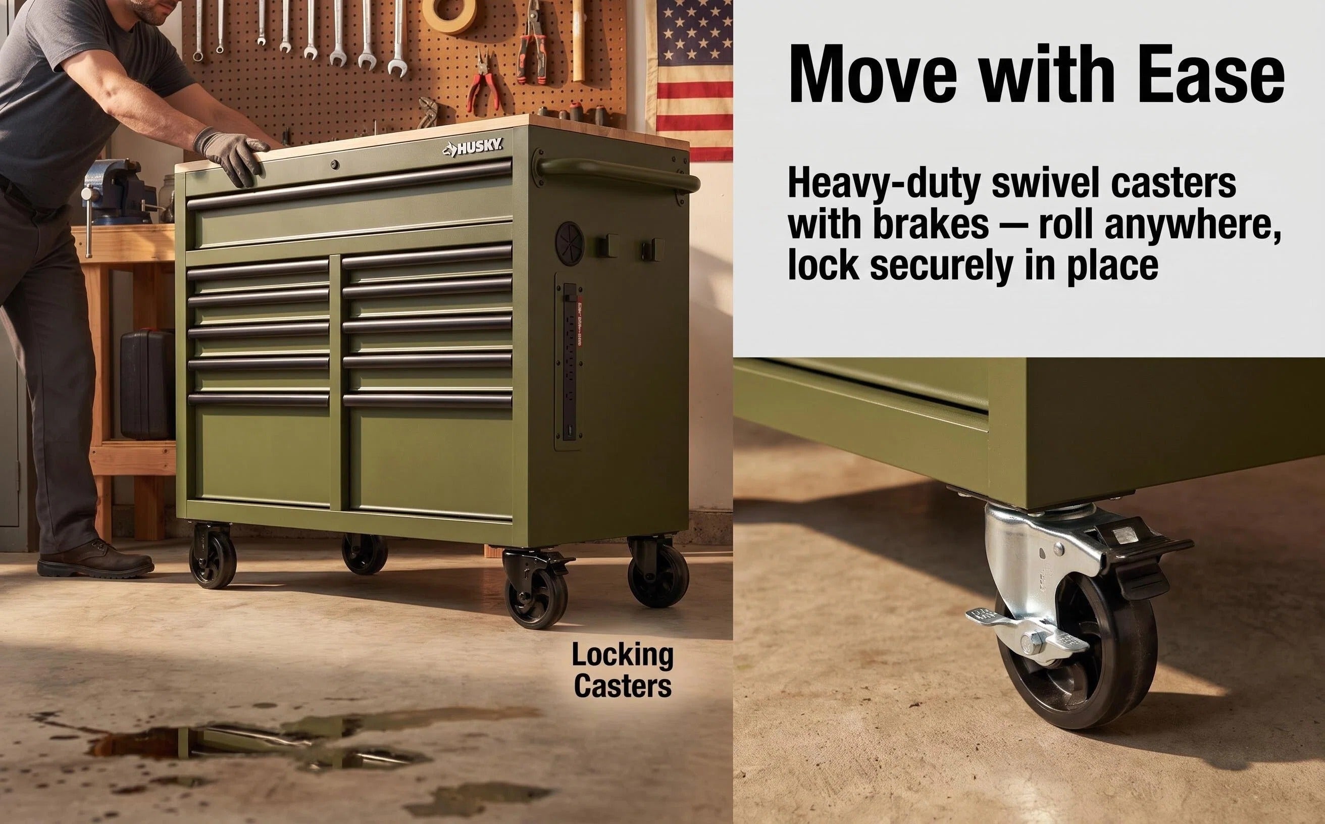 Heavy‑Duty Rolling Tool Chest