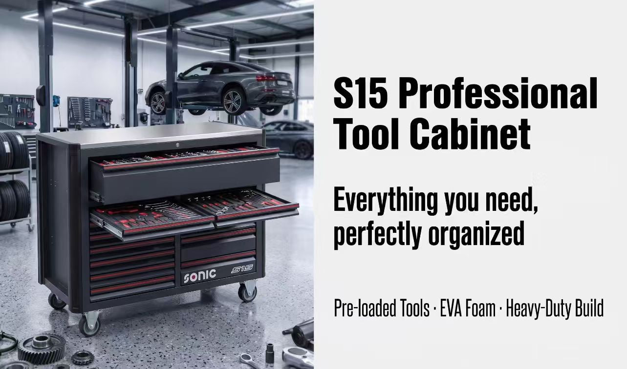 Heavy Duty Rolling Tool Box Large Capacity Workshop Tool Cabinet