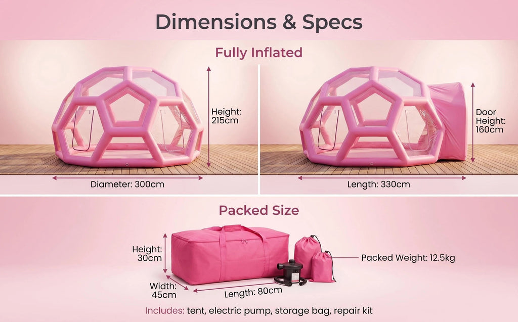 Luxury Inflatable Bubble Dome Tent