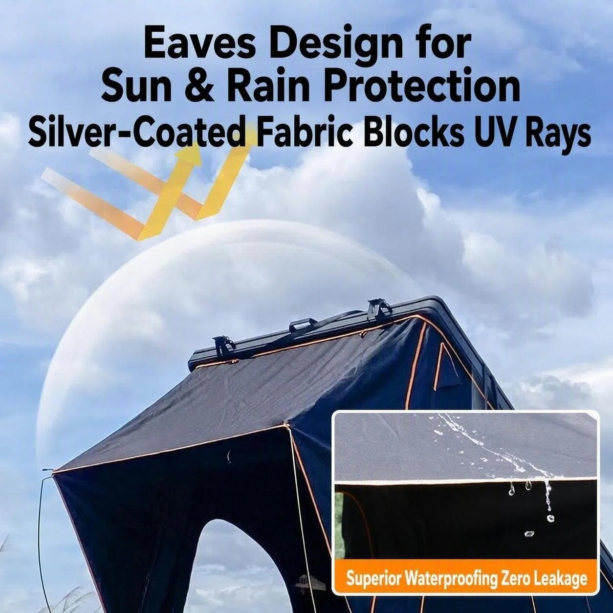 Aluminum Hard Shell Car Rooftop Tent