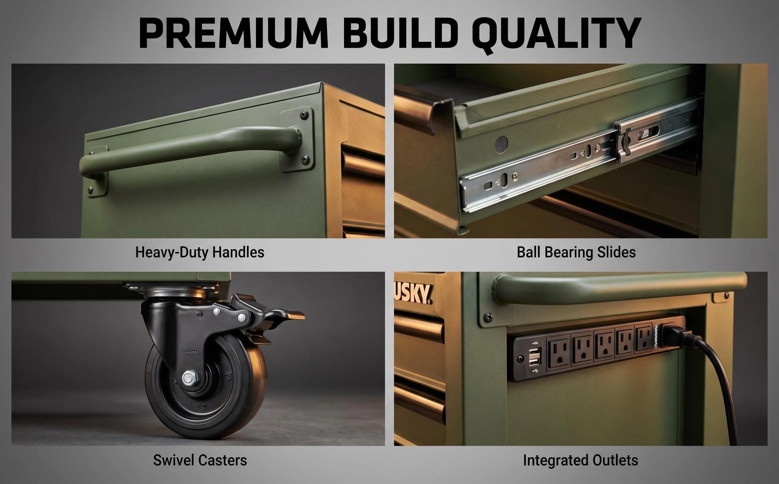 Heavy‑Duty Rolling Tool Chest