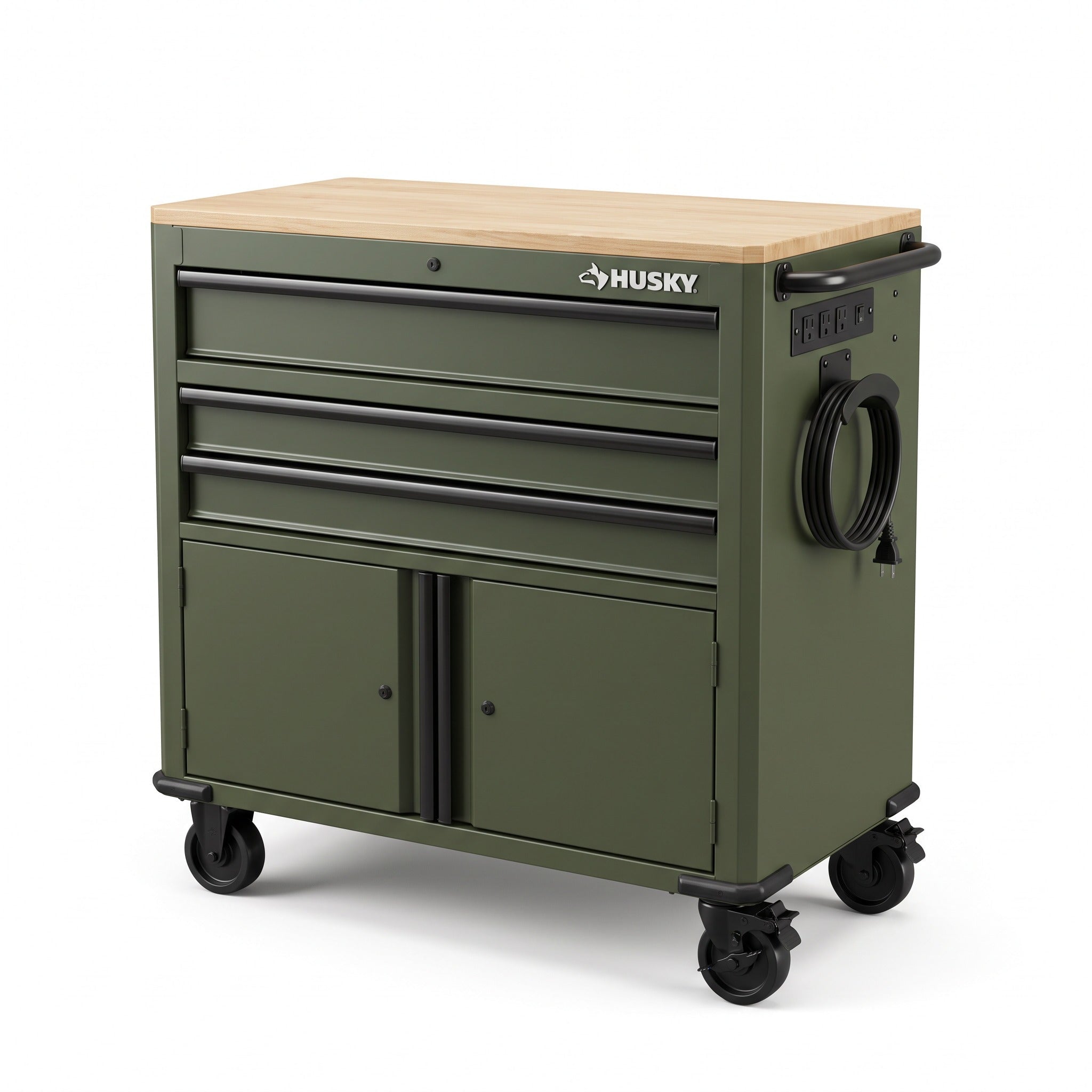 Heavy Duty Rolling Tool Box Large Capacity Workshop Tool Cabinet