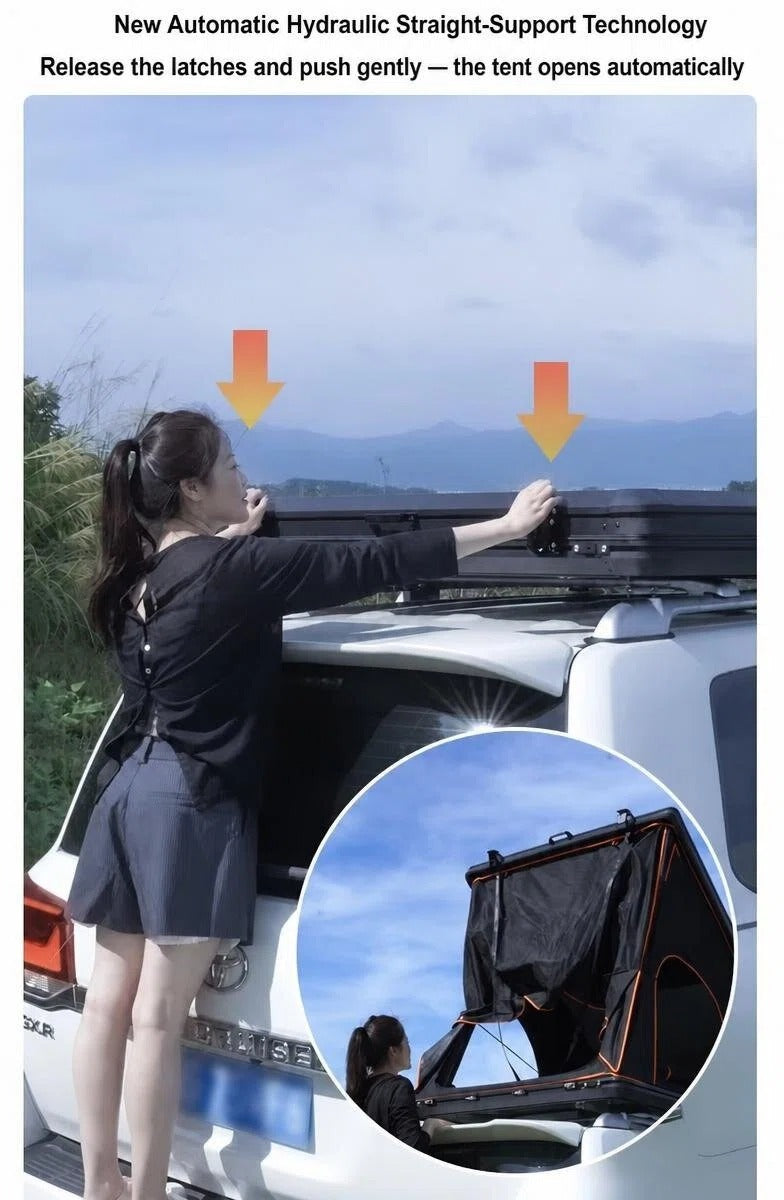Aluminum Hard Shell Car Rooftop Tent