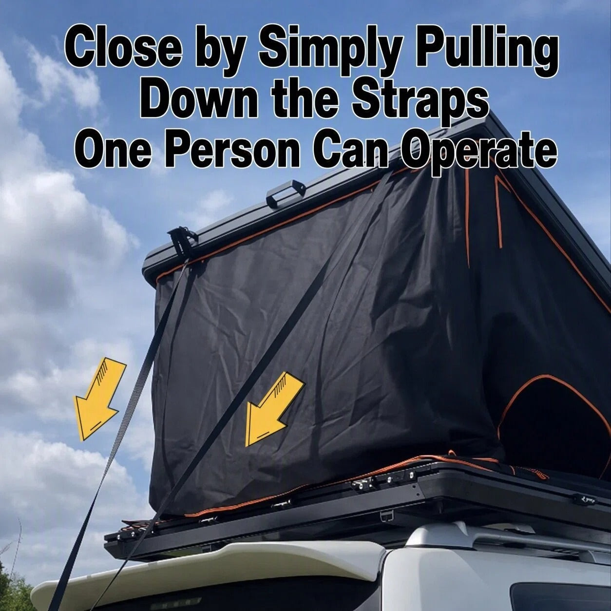 Aluminum Hard Shell Car Rooftop Tent