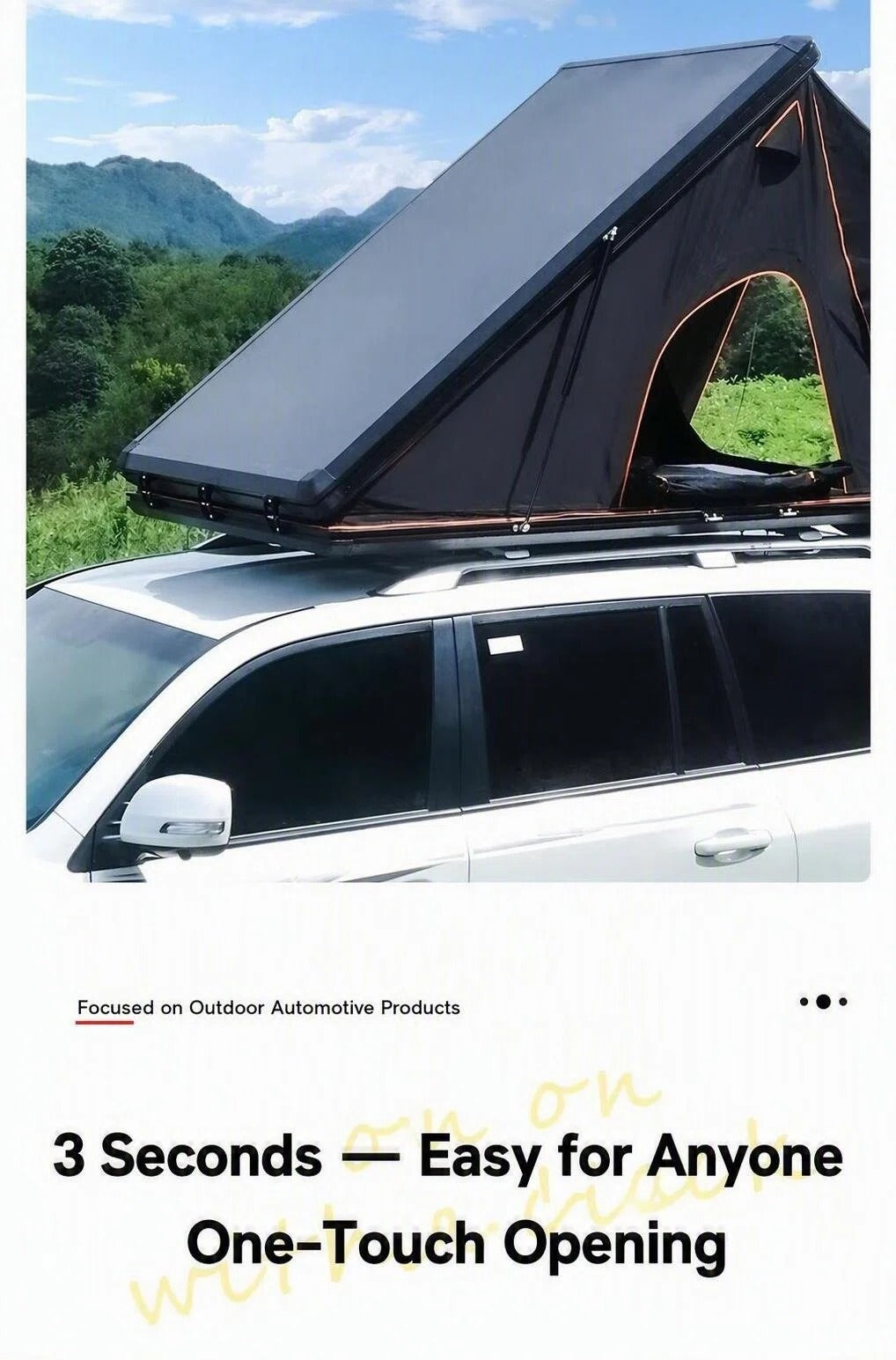 Aluminum Hard Shell Car Rooftop Tent