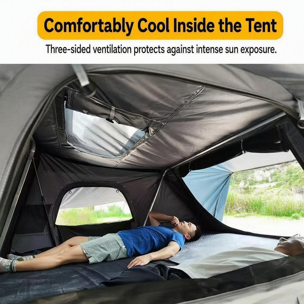 Hard‑Shell Rooftop Car Tent All‑Weather Camping Tent