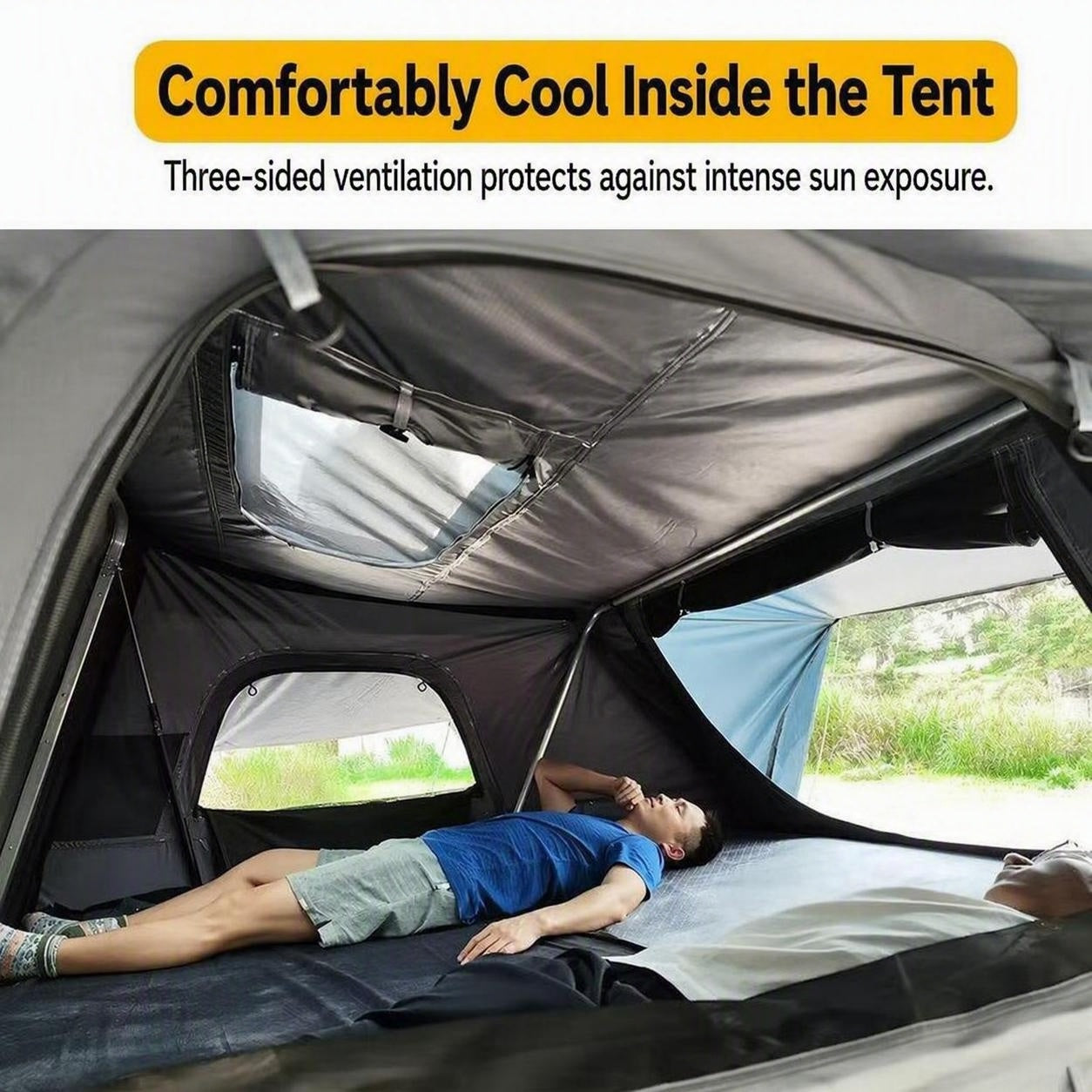 Hard‑Shell Rooftop Car Tent All‑Weather Camping Tent