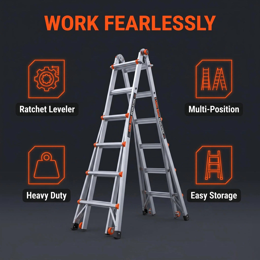 Versatile Transformable Folding Ladder