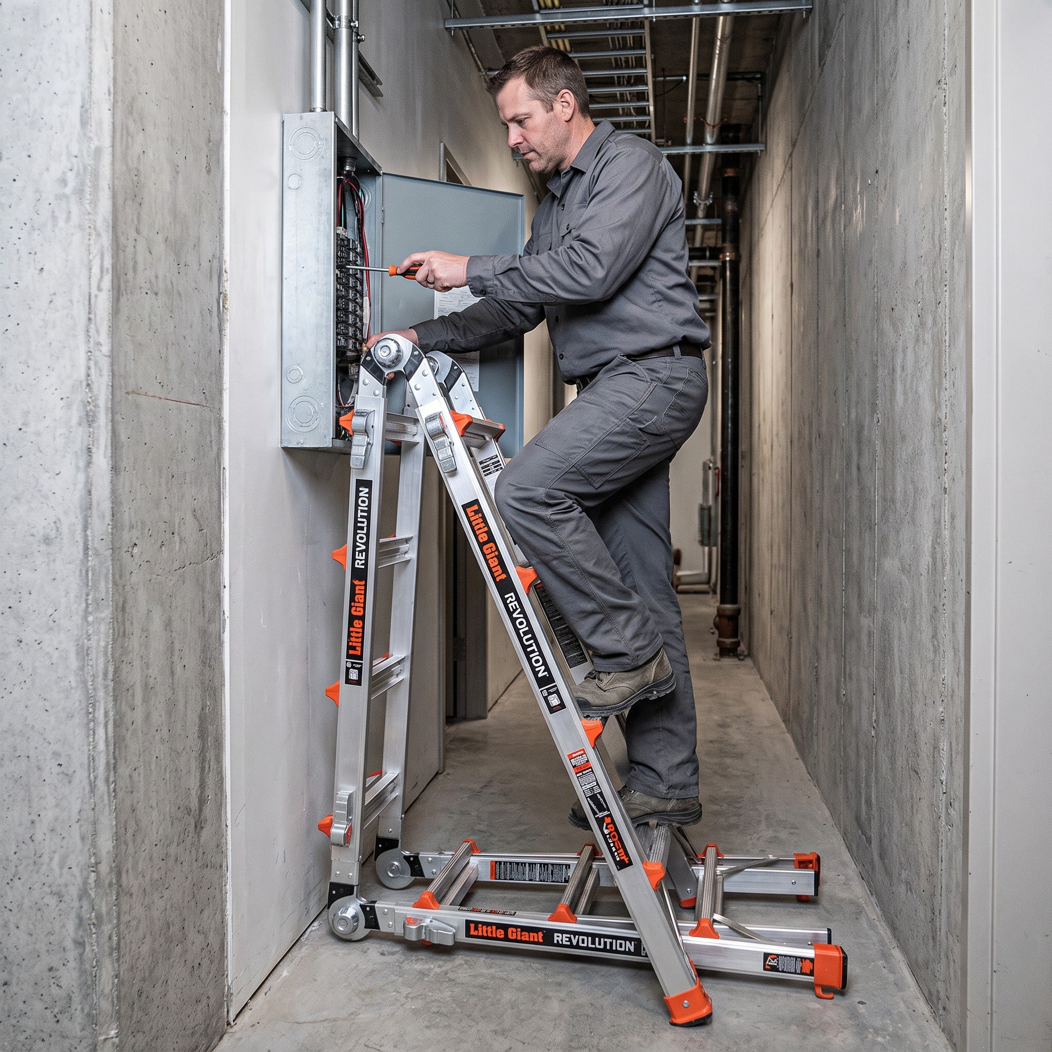Versatile Transformable Folding Ladder