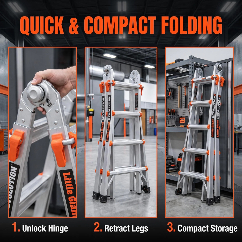 Versatile Transformable Folding Ladder
